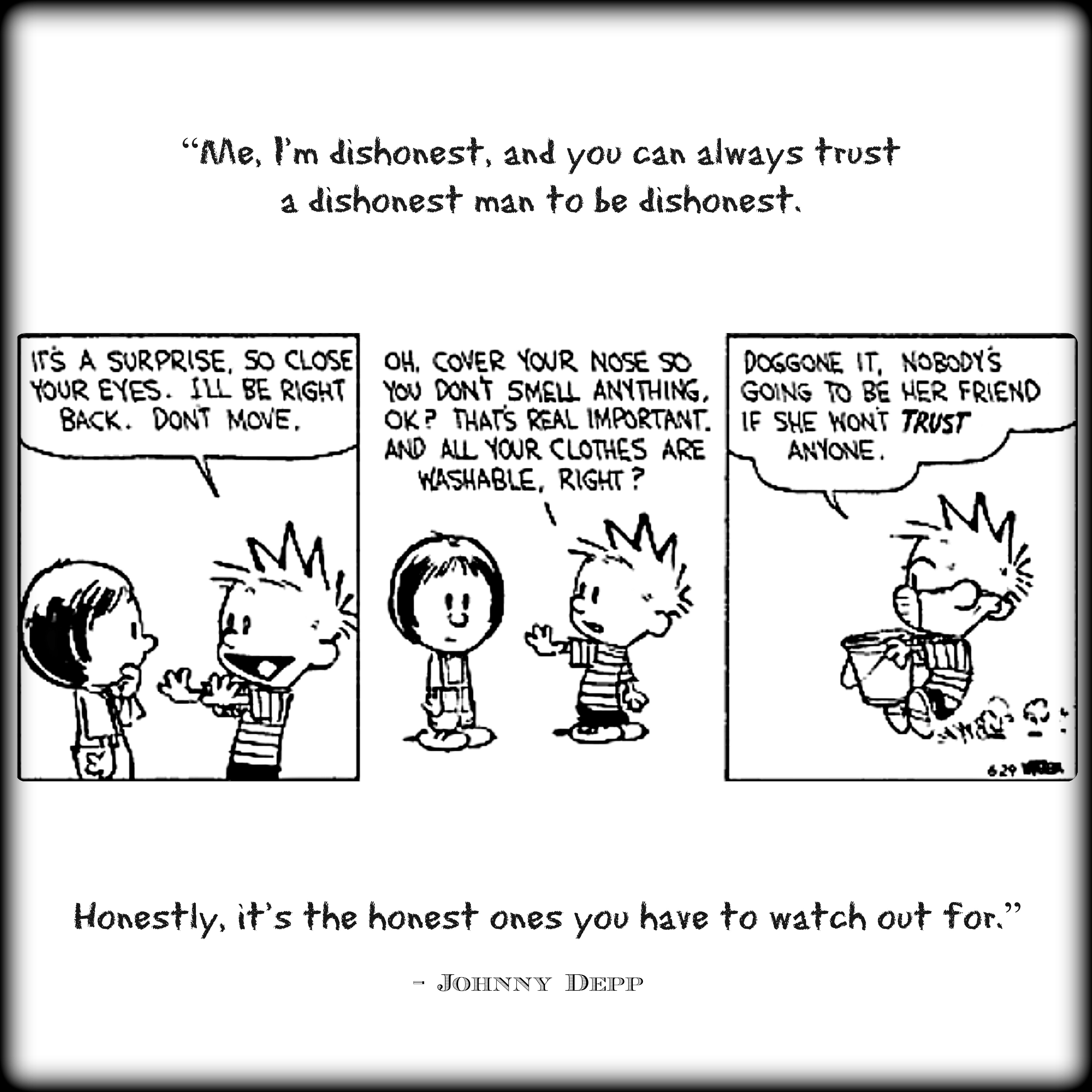 Calvin and Hobbes Susie Derkins Trust Issues
